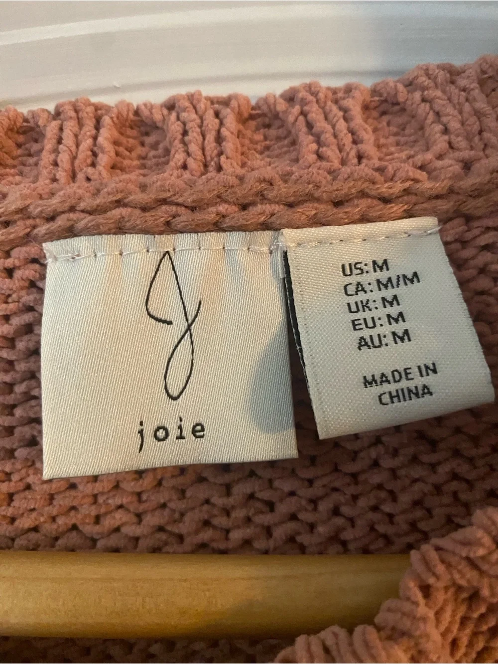 Joie Womens NWT Rosette Dusty Rose Short Sleeve Sweater